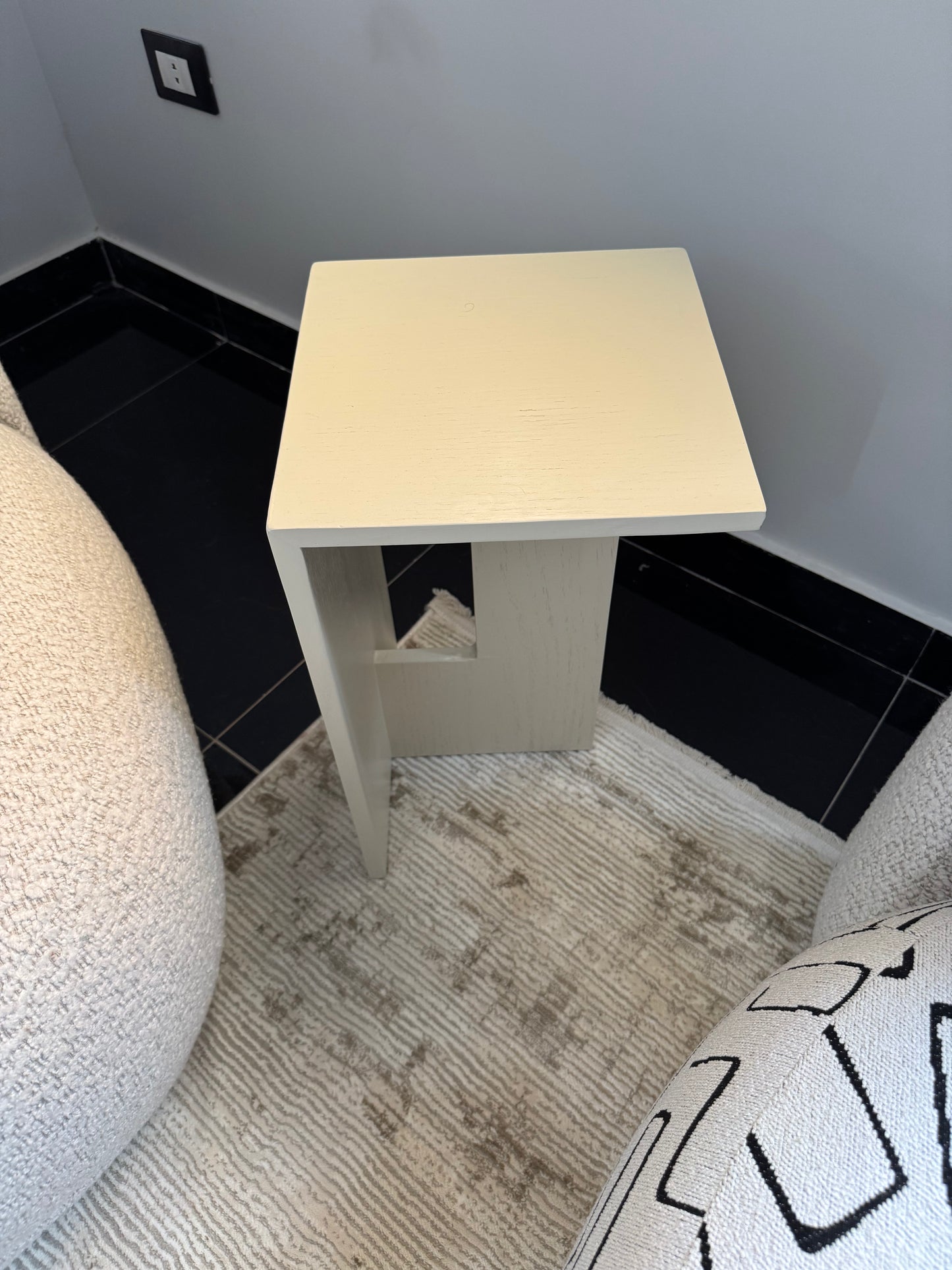 The Upside down side table