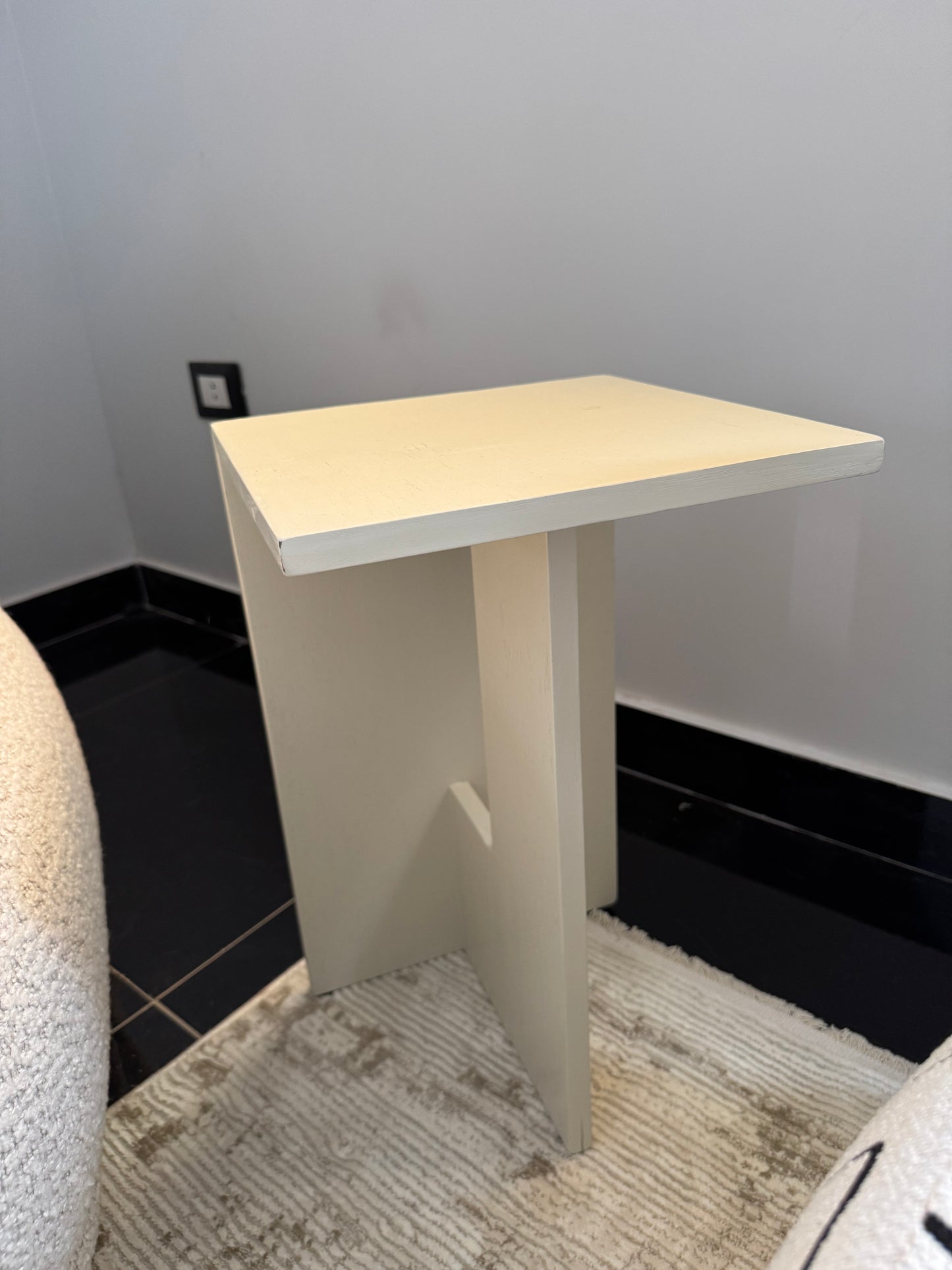 The Upside down side table